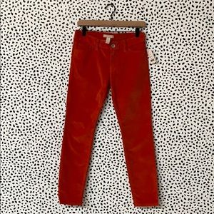 NWT Banana Republic Corduroy Orange Pants